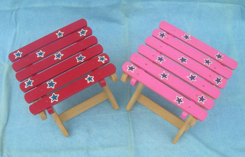 Folding Popsicle Stick Tables