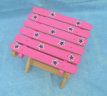 Folding Popsicle-Stick Tables