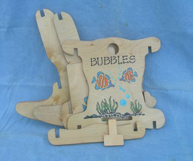 Child’s Puzzle Rocker – Pieces View