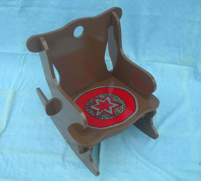 Child's Puzzle Rocker: Throne