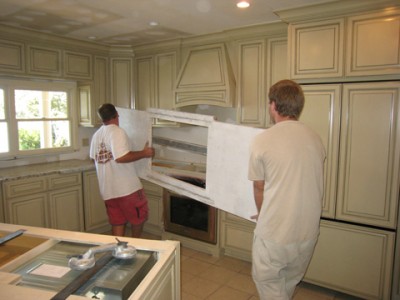 Countertop04 The countertop arrives