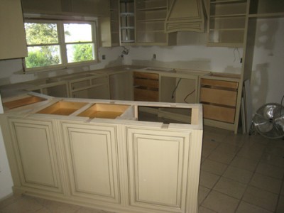 TheInstall19 Cabinets in place